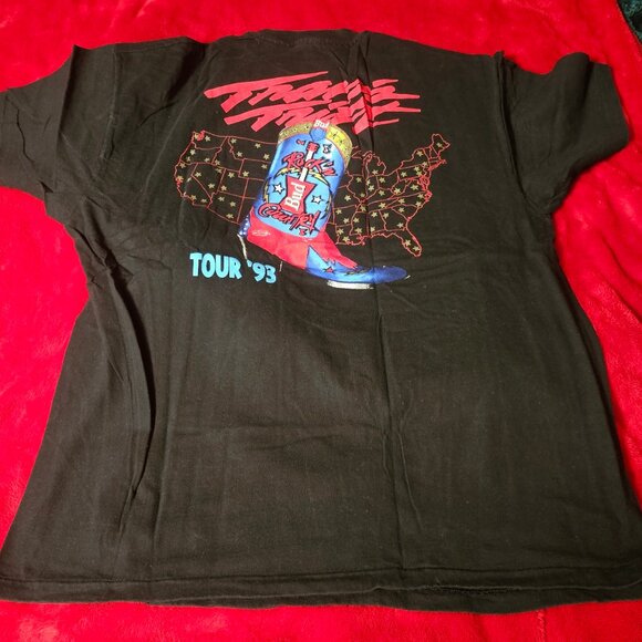 Vintage Travis Tritt T-shirt 1993 Tour Size X-Large Preowned Condition - Picture 3 of 4